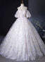 Lovely Off Shoulder Sweetheart Lace Long Formal Dress, Lace Party Dress Prom Dress