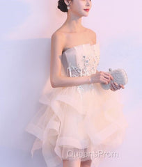 Lovely Tulle Short Party Dress, Cute Teen Junior Evening Prom Dress