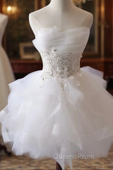 Lovely Tulle Short Party Dress, Cute Teen Junior Evening Prom Dress