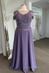 Illusion Neck Sweetheart Sleeves Beaded Appliques Long Formal Dress with Sash