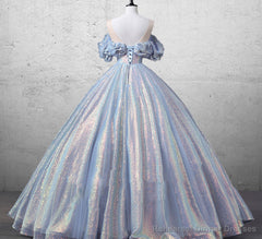Mermaid Blue Bridal Gown Fairy Prom Dress Dress