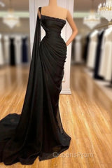Mermaid Long Evening Prom Dress, Sexy Evening Prom Dress