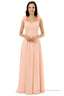 Pink Chiffon Halter Backless With Pleats Bridesmaid Dresses