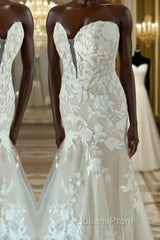 Plus Size Boho Wedding Dress Mermaid Appliques