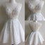popular white lace see through gorgeous freshman cute homecoming Classy Prom gowns Dress