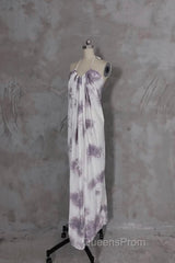 Pretty A Line Halter Floral Chiffon Long Evening Prom Dress Birthday Dress For Women