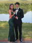 Dark Green New Backless Satin Floor Length Long Classy Prom Dress