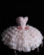 Princess Pink Ball Gown Sweetheart Lace Short Homecoming Dress 16Th Birthday Outfits