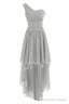 2025 New Arrival One Shoulder Real Made Chiffon Beading On Sale Prom Dresses