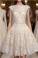 New Arrival Short Mini Lace O Neck Real Made On Sale Homecoming Dress