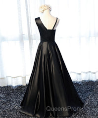 Stylish Satin Long Evening Prom Gown Formal Dress