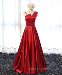 Stylish Satin Long Evening Prom Gown Formal Dress