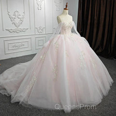 Renata | Blush Ball Gown Lace Strapless Sleeveless Quinceanera Dress
