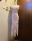 Retro Light Purple Irregular Strap Chiffon Classy Prom Dress