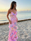 Romantic Spaghetti Straps V Neck Classy Prom Dress,Charming Classy Evening Dress