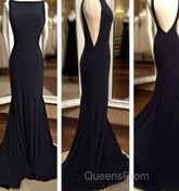 Sexy Black Evening Prom Dress, Evening Prom Dress, Evening Gown, Graduation School Party Dress, Winter Formal Dress