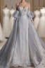 Sexy Mermaid Sweetheart Long Sleeves White Lace Wedding Dress Brides Dress