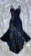 Sexy Mermaid Spaghetti Straps Lace Classy Prom Dress Party Dress