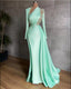 Sexy Classy Prom Dress Plus Size Arabic Aso Ebi Mermaid Classy Prom Dress Lace Beaded Illusion Satin Floor Length Party Classy Evening Wear