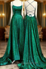Sexy Evening Prom Evening Dress Long Party Dress Green Dress