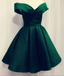 Short Emerald Green Homecoming Dress For Classy Prom Party