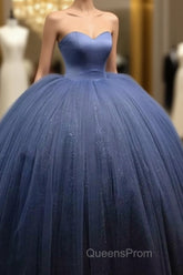 Silver Wedding Dress Sweetheart Ball Gown