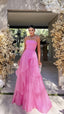 Simple Pink Classy Prom Dress, Modest A-Line Classy Evening Dress
