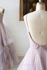Simple sweetheart neck tulle long Evening Prom Dress formal Dress