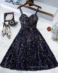 Sparkle Ombre Sequin Sweetheart Homecoming Dress