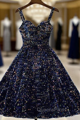 Sparkle Ombre Sequin Sweetheart Homecoming Dress