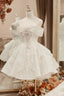 Sparkly A Line Short Cocktail Dress White Sequin 18Th Birthday Outfits
