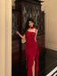 Stunning Sheath Spaghetti Straps Red Ruffles Date Night Dress Classy Prom Dress Birthday Outfit