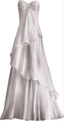 Sweetheart A Line White Long Classy Prom Dress Party Dress