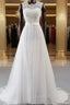 Sweetheart Lace Up Sleeveless Long Wedding Dress