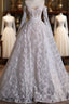 Timeless Ball Gown Off The Shoulder White Lace Long Wedding Dress Bridal Dress