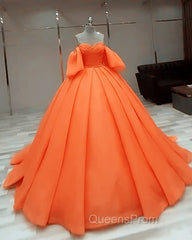 Tulle Ball Gown Puffy Sleeve Dress
