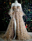 Light Color Exquisite Elegant Fashion Long Tulle Ball Gown Classy Evening Dress