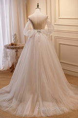 Unique And Noble Ivory Sleeveless Off Shoulder Ball Dress Ivory Sheer Thin Shoulder Strap With Backless Strap Evening Prom Dress