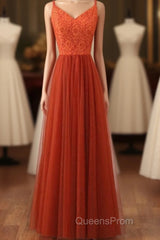 V-Neck Sienna Lace Top Bridesmaid Dress