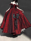 Vintage Ball Gown Straps Long Burgundy Ruffles Lace Classy Prom Dress Birthday Outfits