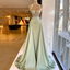 Vintage Sage Green Classy Prom Dress Long Classy Prom Dress