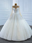 Whether You Are Looking For White High Neck Long Sleeve Tulle Pearls Floor Length Wedding Dress