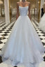White tulle sequin long Evening Prom Dress white tulle evening Dress