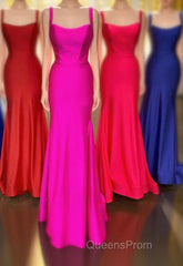 Simply Mermaid Red Long Formal Dress