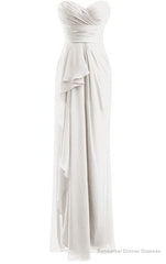 Classical Burgundy Sweetheart Empire Pleated Floor Length Chiffon Bridesmaid Dresses