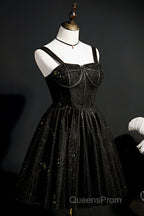 Elegant Sleeveless Tulle Sequins Short Homecoming Dress