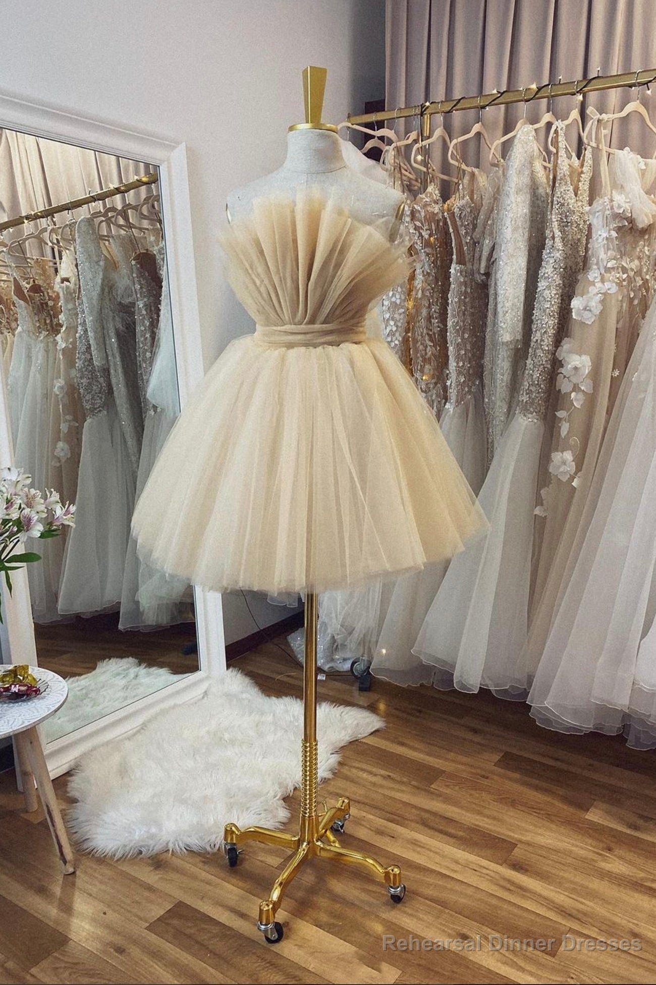 Cute Tulle Short Prom Dresses, A-Line Homecoming Party Dresses Secondary image