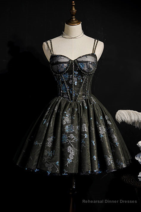 Stunning Sweetheart Lace-Up A-Line Short Homecoming Dress Main image