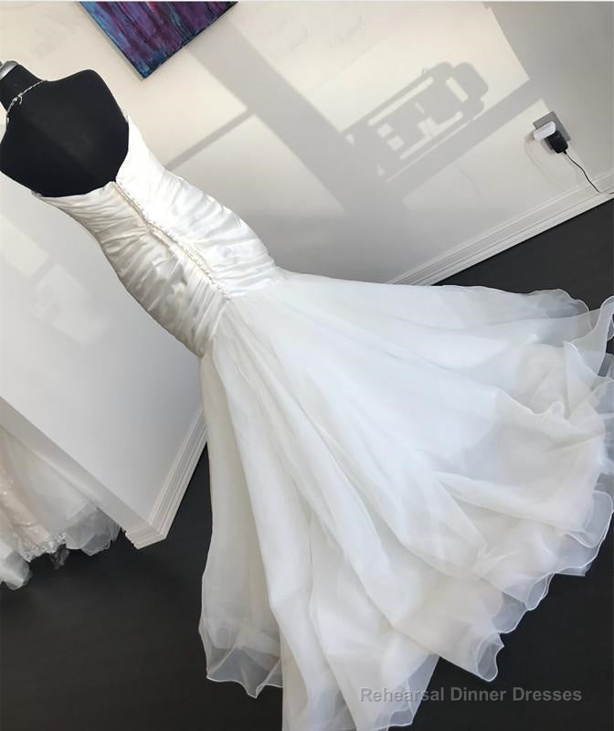 2025 Sexy Mermaid Organza With Satin Sweetheart Pleated Wedding Dresses Secondary image