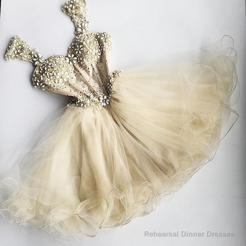 Sweetheart Ivory A Line Organza Pleated Beading Backless Sleeveless Homecoming Dresses Main image